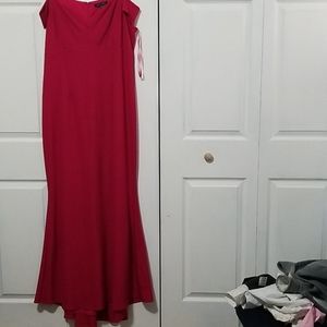 Maxi mermaid tail Special occasion dress